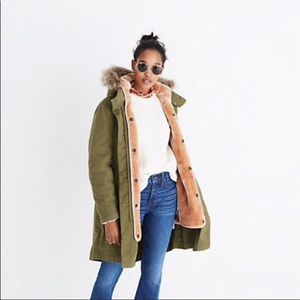 madewell bedford convertible parka XS, XXS